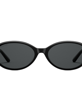 帕森椭圆框窄框防晒太阳镜女