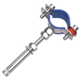 304不锈钢膨胀螺丝水管管夹管卡抱箍水管固定卡扣拉爆管支架螺杆