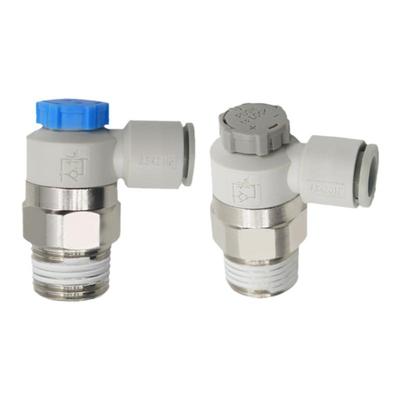 可调接头气缸节流阀调速