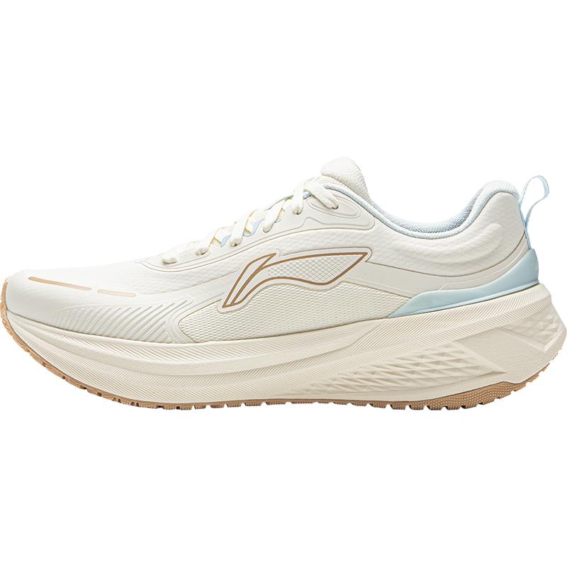 李宁吾跃3.0防护版丨跑步鞋女轻便减震秋冬新款跳绳防泼水运动鞋