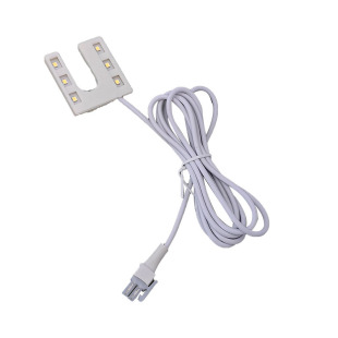 缝纫机六粒强磁吸附LED高亮度5V工作台照明衣车22V金属软管节能灯
