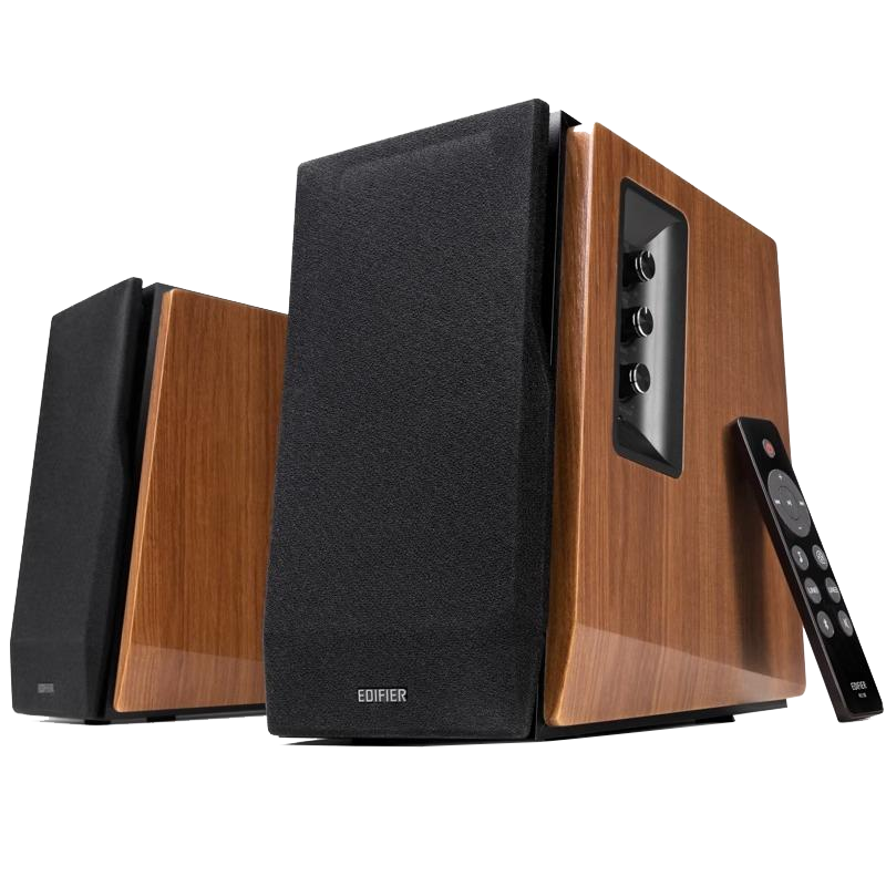 漫步者R1700BT+电脑音响台式家用2.0桌面客厅木音箱HIFI级低音炮