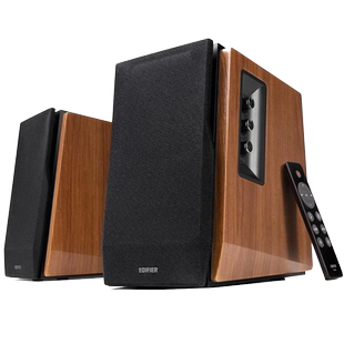 漫步者R1700BT+电脑音响台式家用2.0桌面客厅木音箱HIFI级低音炮