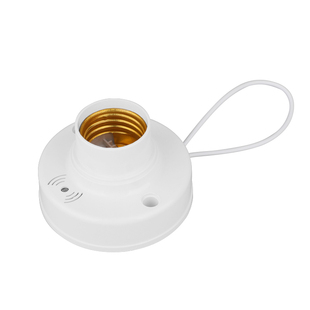 楼梯楼道螺口声光控开关感应灯座灯头明装自动LED灯口声控感应器