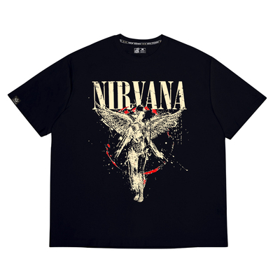 NIRVANA涅盘乐队t恤短袖衣服