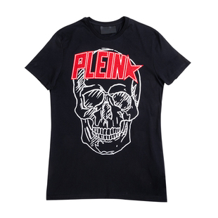 Philipp Plein菲利普普兰骷颅头T恤男士春夏精选XY