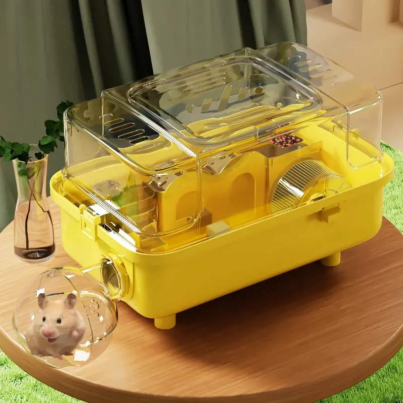 仓鼠笼子豪华别墅金丝熊专用超大便宜透明压克力小房子宠物饲养箱