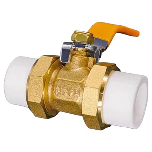 全铜PPR双活接铜球阀热熔管阀门20 25 32 4分 6分1寸双头活接球阀