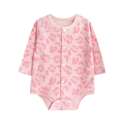 婴儿无骨纯棉长袖包屁衣春秋外穿