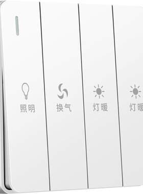 国际电工浴霸开关五合通用