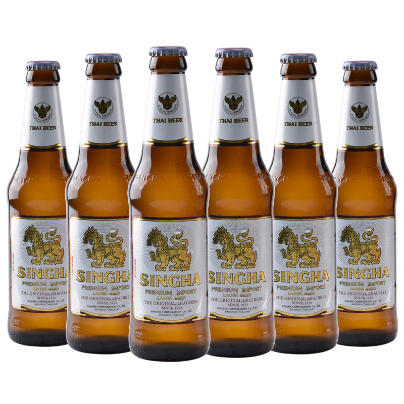330ml*5瓶装泰国singha胜狮啤酒