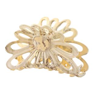 日本本土anemone日系花朵镂空鲨鱼抓夹大号后脑勺马尾夹女