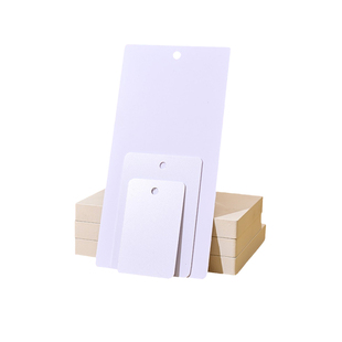 塑料PVC空白卡片防水防油标识牌记号挂牌标签室外吊牌商务白色哑光滑工作证牌手写画印刷标示卡会员VIP卡定制