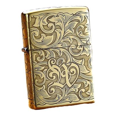 送礼煤油打火机zippo纯铜防风