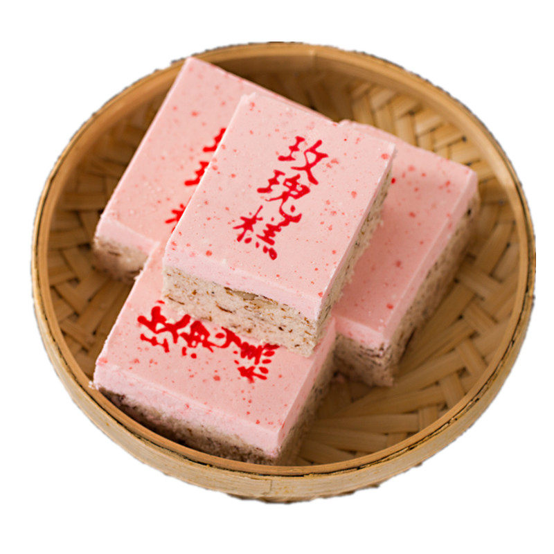 天津特产传统老味糕点500g玫瑰糕