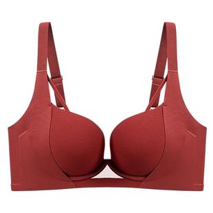 美思内衣女士小胸聚拢显大上托提拉无钢圈防下垂收副乳无痕文胸罩