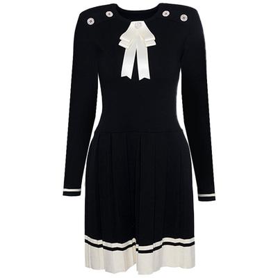 叶谦针织连衣裙学院风时尚减龄