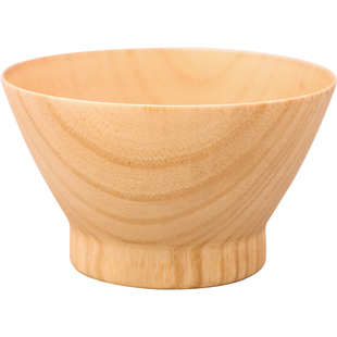 日式木碗米饭碗沙拉碗天然酸枣木宝宝儿童木碗面碗家用餐具大小号