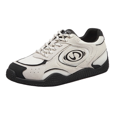 骆驼女鞋百搭休闲板鞋复古德训鞋