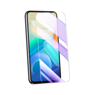 适用vivoy76s钢化膜5G全屏覆盖防爆屏保y76s手机贴膜高清防指纹无白边V2156A护眼新款防摔y76s抗蓝光玻璃保护