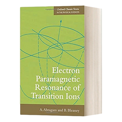 英文原版 Electron Paramagnetic Resonance of Transition Ions 过渡离子的电子顺磁共振 英文版 进口英语原版书籍