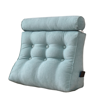 护腰床头靠垫大靠背垫卧室床上靠枕客厅沙发背靠枕垫腰靠软包加高