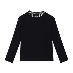 RBIGX瑞比克童装秋冬百搭设计感儿童帅气打底衫男女童长袖t恤
