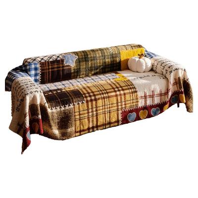 复古沙发巾一整张全盖氛围感