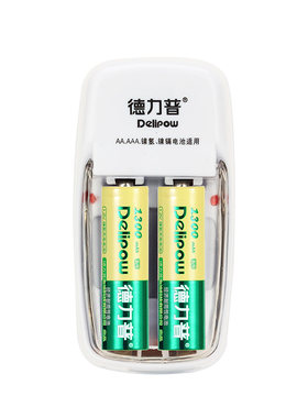 德力普5号7号充电电池2节可充电