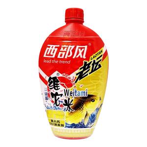 西部风老坛维它米第八代野钓黑坑鲫鲤草鳊翘嘴打窝诱钓酒米饵料