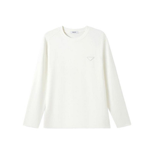 意式奢宠莫代尔肌肤系列高端男女情侣柔软弹力透气打底衫长袖T恤