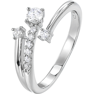 卡蒂罗流星雨戒指女925银尾戒小众设计高级感小指食指生日礼物