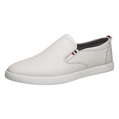 七匹狼真皮商务透气男鞋软底皮鞋