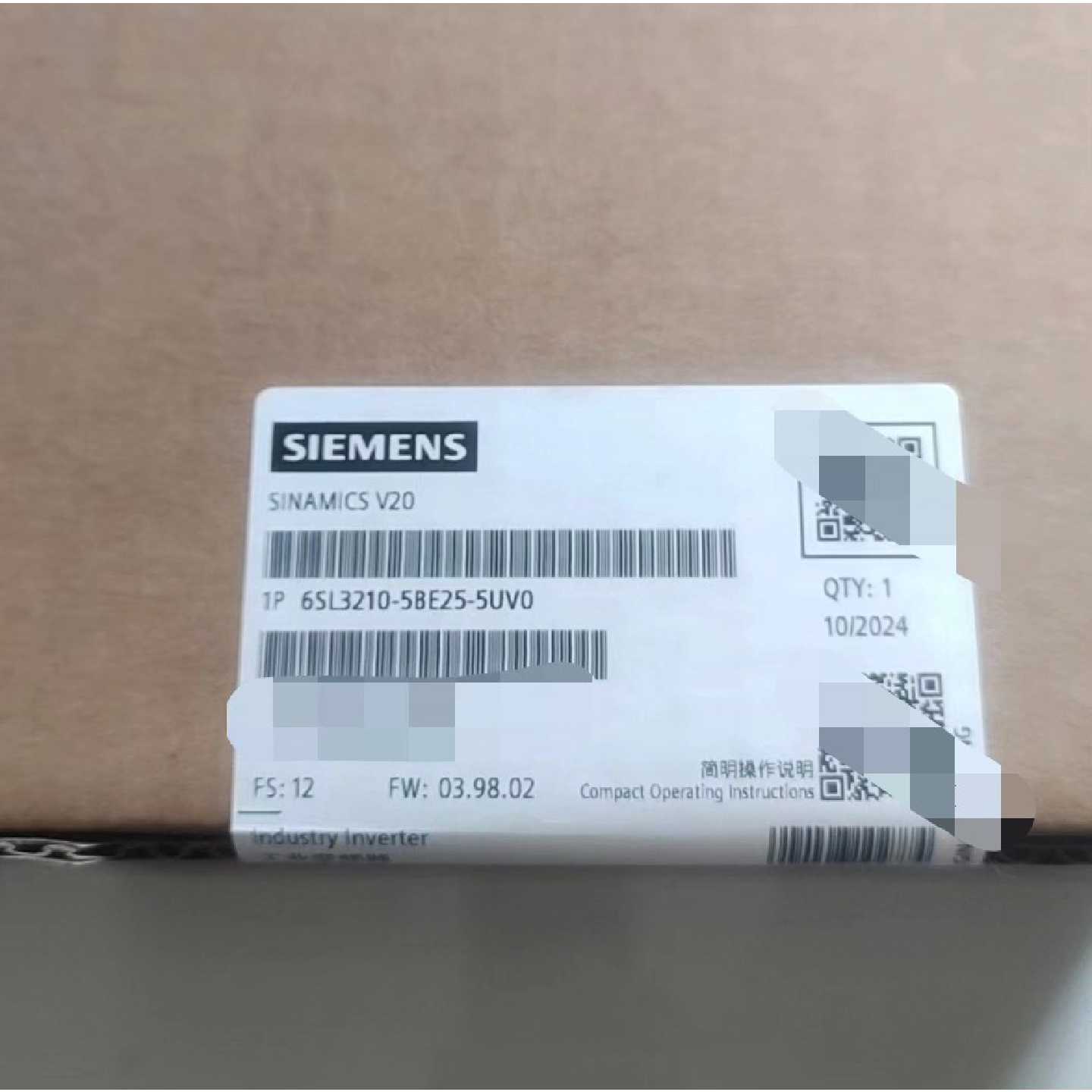 议价6SL32105BE255UV1适用