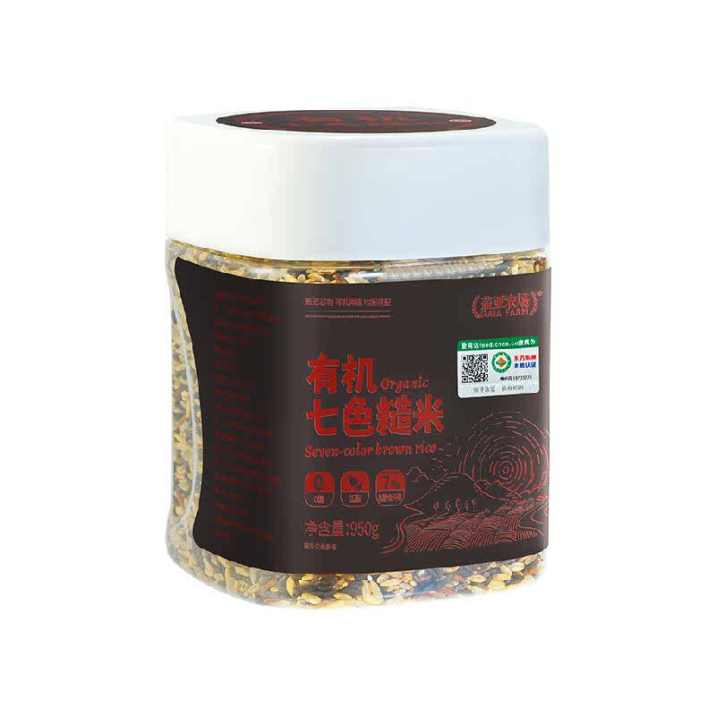 盖亚农场有机七色糙米950g