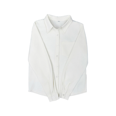 长袖jk衬衫加厚加绒原创刺绣衬衣