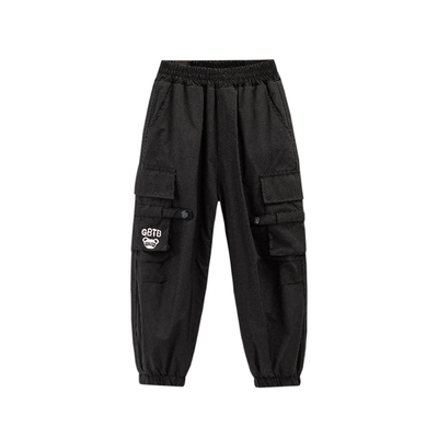 裤子秋冬工装裤加绒加厚男童装