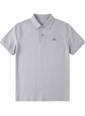 牧高笛t恤短袖男夏季户外休闲运动速干透气翻领polo衫ZM22224001