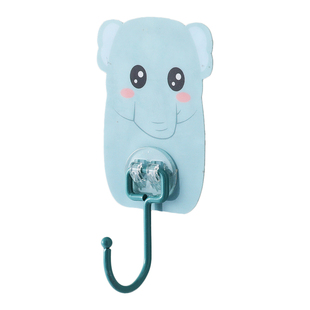 可爱卡通挂钩强力粘胶门后钥匙包创意厨房无痕贴浴室免打孔墙壁挂
