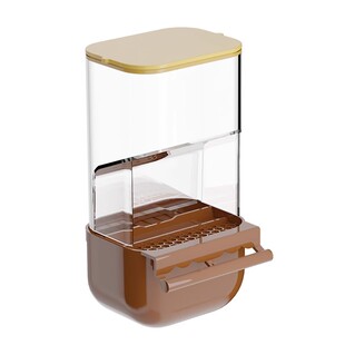 鹦鹉自动喂食器下料器防撒防溅谷壳分离喂食盒壳食碗鸟用食盒