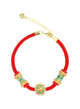 敦煌研究院福运红绳手链