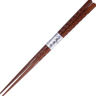 摩登主妇日式实木筷子勺子餐具套装木质家用高档精致木筷长柄木勺