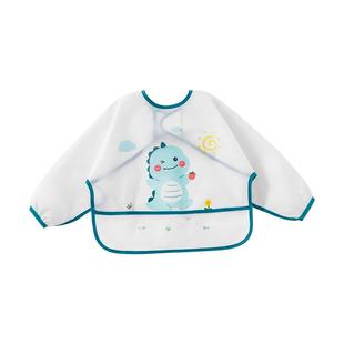 贝肽斯儿童罩衣男女宝宝幼儿园围裙吃饭围兜防水防脏婴儿辅食饭兜