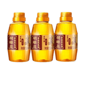 胡姬花古法小榨花生油压榨一级小瓶宿舍家用炒菜植物特香花生油