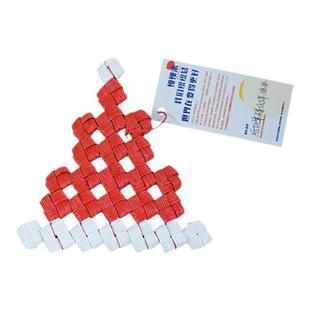 禾希有物 圣诞树手工编织杯垫原创圣诞帽茶垫创意礼品环保水杯垫