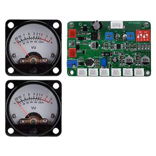 胆机VU表电平表LED背光功放表头配驱动接功放输出车载CD改装用