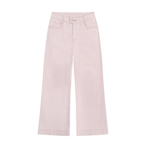 YUZI鱼子美式复古阔腿牛仔裤大码女装夏微胖mm高腰显瘦遮肉九分裤