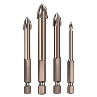 瓷砖钻头全瓷玻璃混凝土水泥墙壁电钻打孔多功能麻花钻转头三角钻