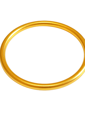 仿真黄金古法素圈手镯沙金不掉色