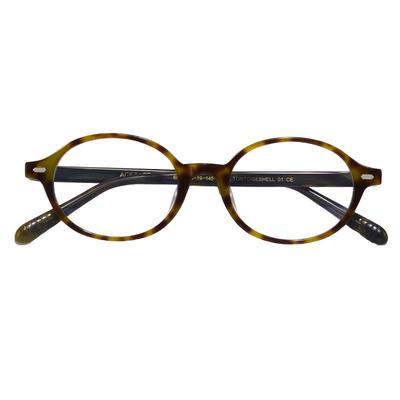 书呆子高级感椭圆形眼睛框女8046